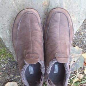 Teva slip on casual shoes Women's 7.5 EU 38.5 brown leather